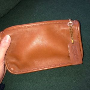Coach leather pouch